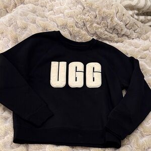UGG Black and Cream Logo Sweatshirt NEVER worn